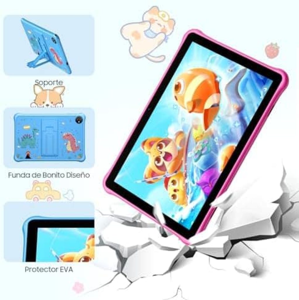 Blackview Tablet para Niños 10", Tab 30 Kids, 6GB RAM, 64GB ROM es uno de los mejores regalos y a precio de chollo