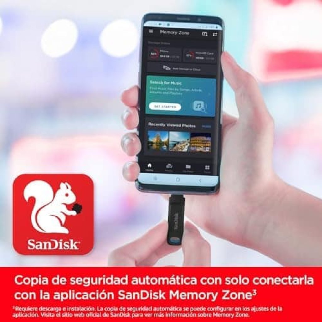 SanDisk 256GB Ultra Dual Drive Go Memoria flash USB Type-C, con conectores USB Type-C y Type-A reversibles para móvil y PC a precio de chollo