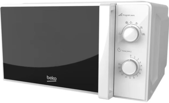 Beko MOC20100WFB, Encimera, Solo microondas, 20 L, 700 W, Botón, Blanco