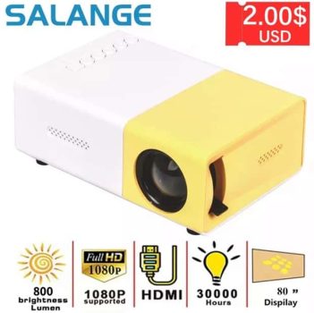 Salange mini proyector YG300 Pro LED
