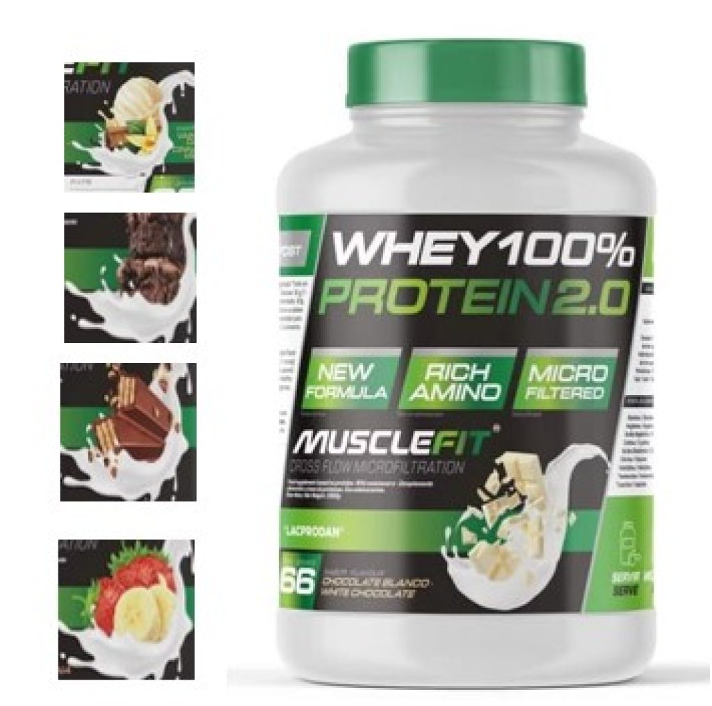 WHEY 100% Protein 2kg - MuscleFit │MUSCLECULT | Creación de Músculo