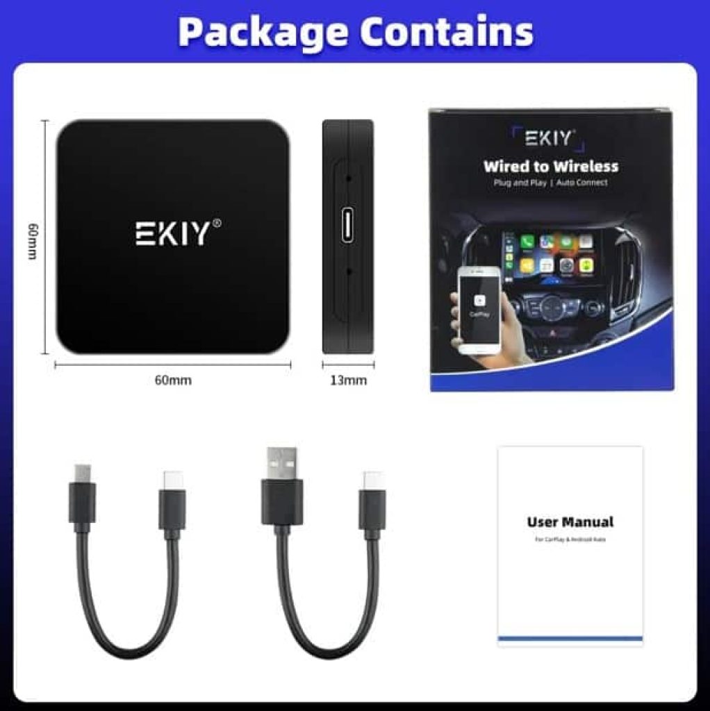 EKIY-Mini Carplay inalámbrico 