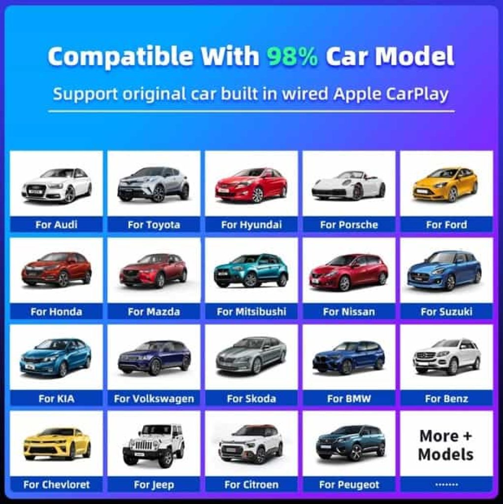 EKIY-Mini Carplay inalámbrico compatible tanto para Apple Carplay como para Android Auto a precio muy rebajado