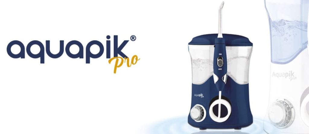 Aquapik PRO Irrigador Dental 600ml, 8 Boquillas multifuncionales, 10 Niveles - Miravia