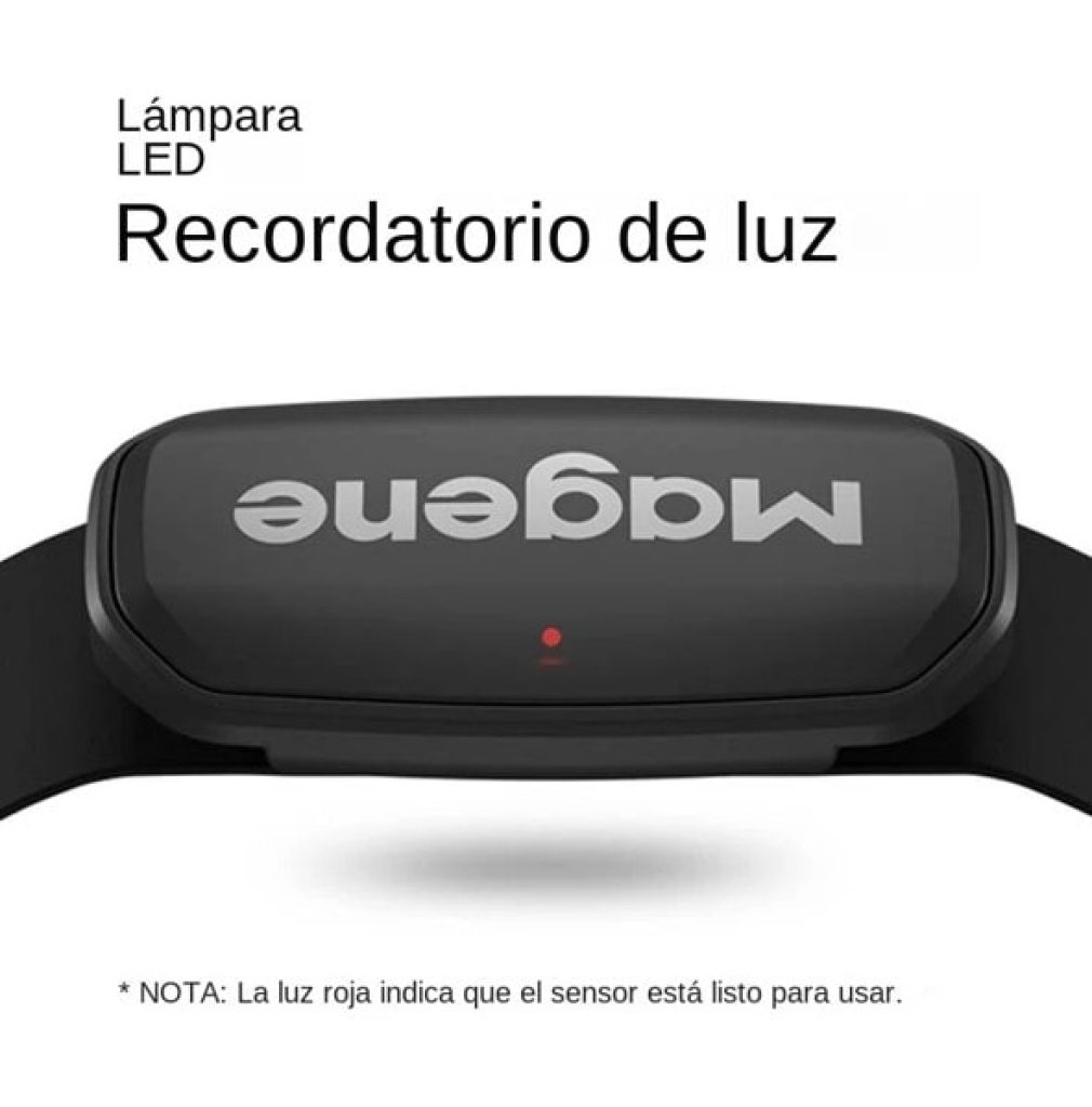 Magene H64: Sensor de Ritmo Cardíaco, Bluetooth, Correa para el Pecho, Banda Deportiva, Accesorio para Ciclismo H303, en oferta