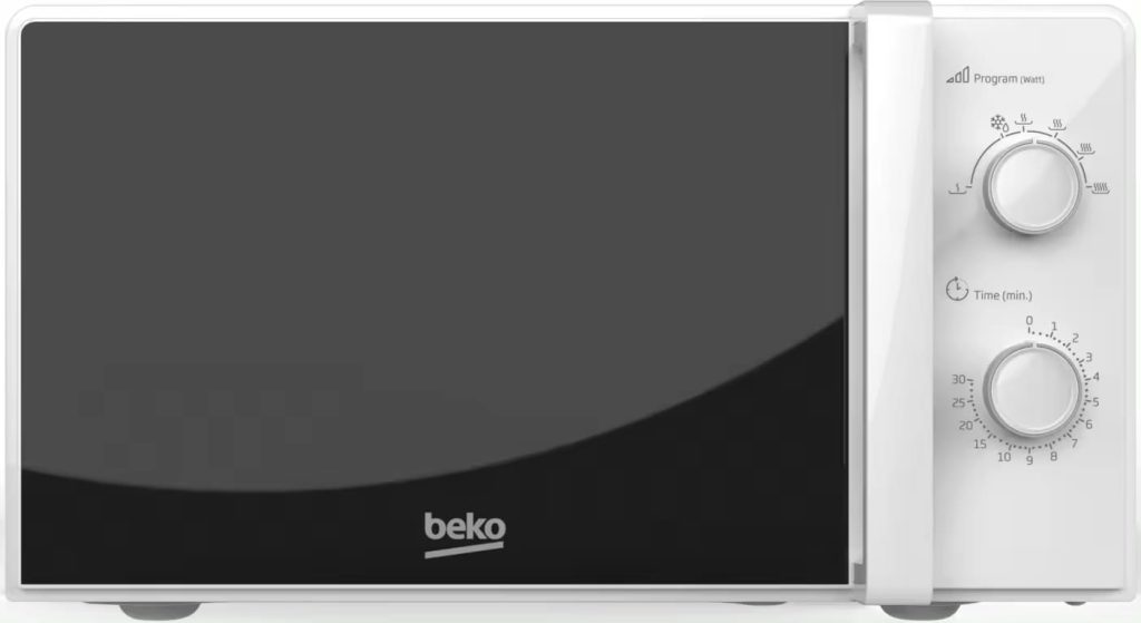 Beko MOC20100WFB Microondas, 5 Niveles de Potencia, 20 L, 700 W, Blanco y muy rebajado