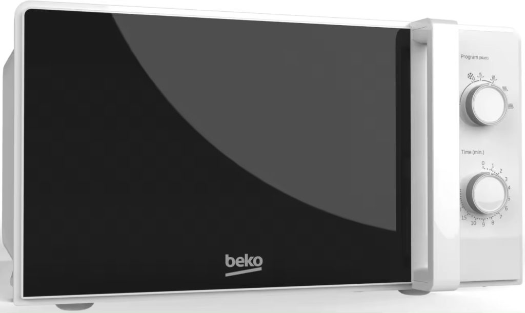 Beko MOC20100WFB Microondas, 5 Niveles de Potencia, 20 L, 700 W, Blanco y muy rebajado