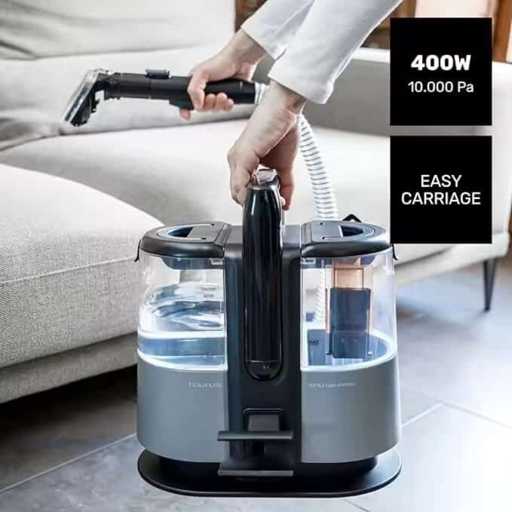 Taurus - Aspirador Textile Care Hygienic SPCL400 | 400 W | 10.000 Pa de succión | 3 en 1: Pulveriza, Limpia y aspira Aspira sólidos y líquidos 