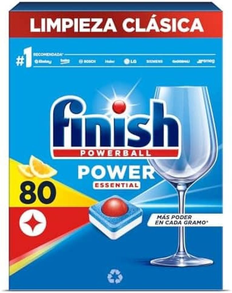 Finish Powerball Power Essential Pastillas para el Lavavajillas
