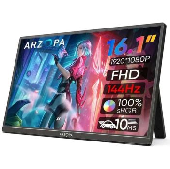 ARZOPA Monitor portátil para juegos