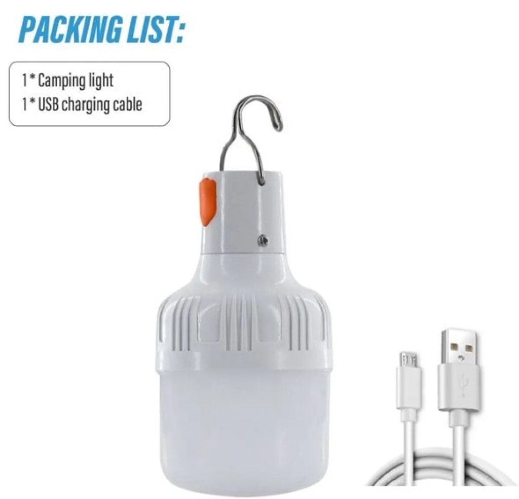 bombilla recargable usb