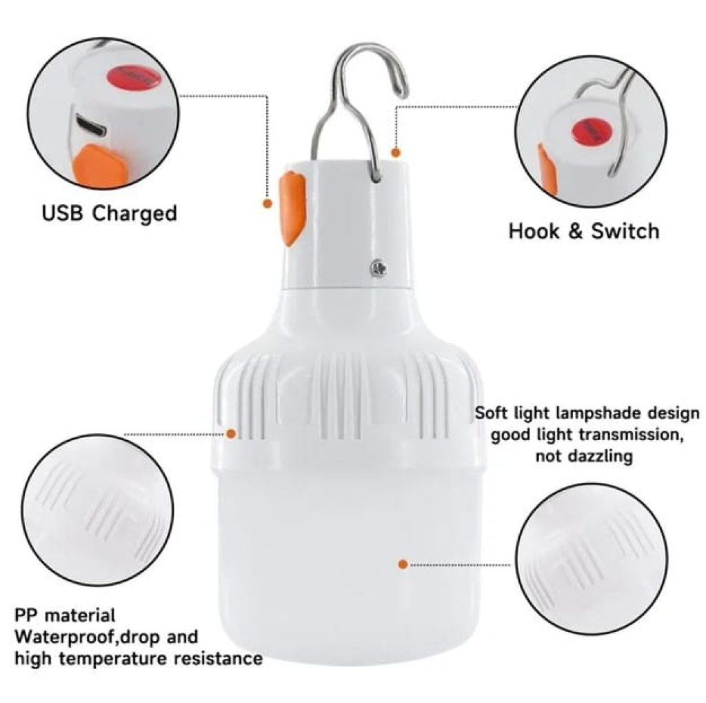 bombilla recargable usb