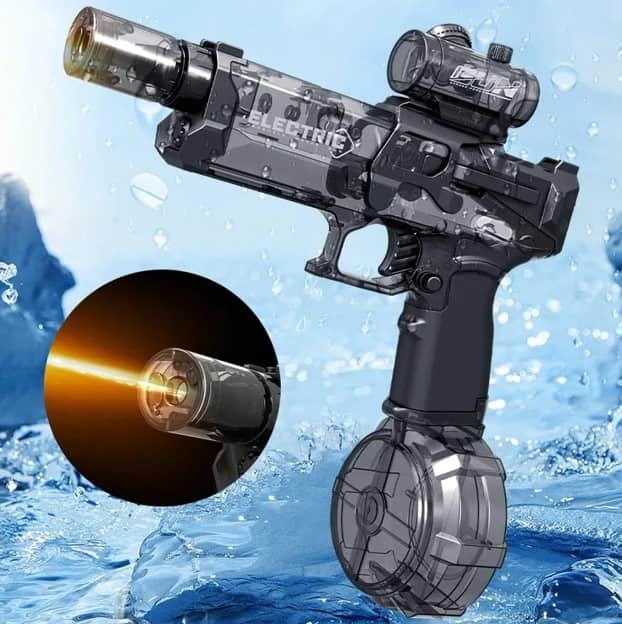 Pistola ad acqua elettrica automatica pistola ad acqua giocattoli Soaker acqua a Pistola ad acqua elettrica automatica pistola ad acqua giocattoli Soaker acqua a