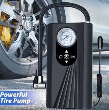 Bomba de aire recargable para inflar neumáticos, compresor portátil Digital inalámbrico, inflador de neumáticos de coche para bolas de bicicleta