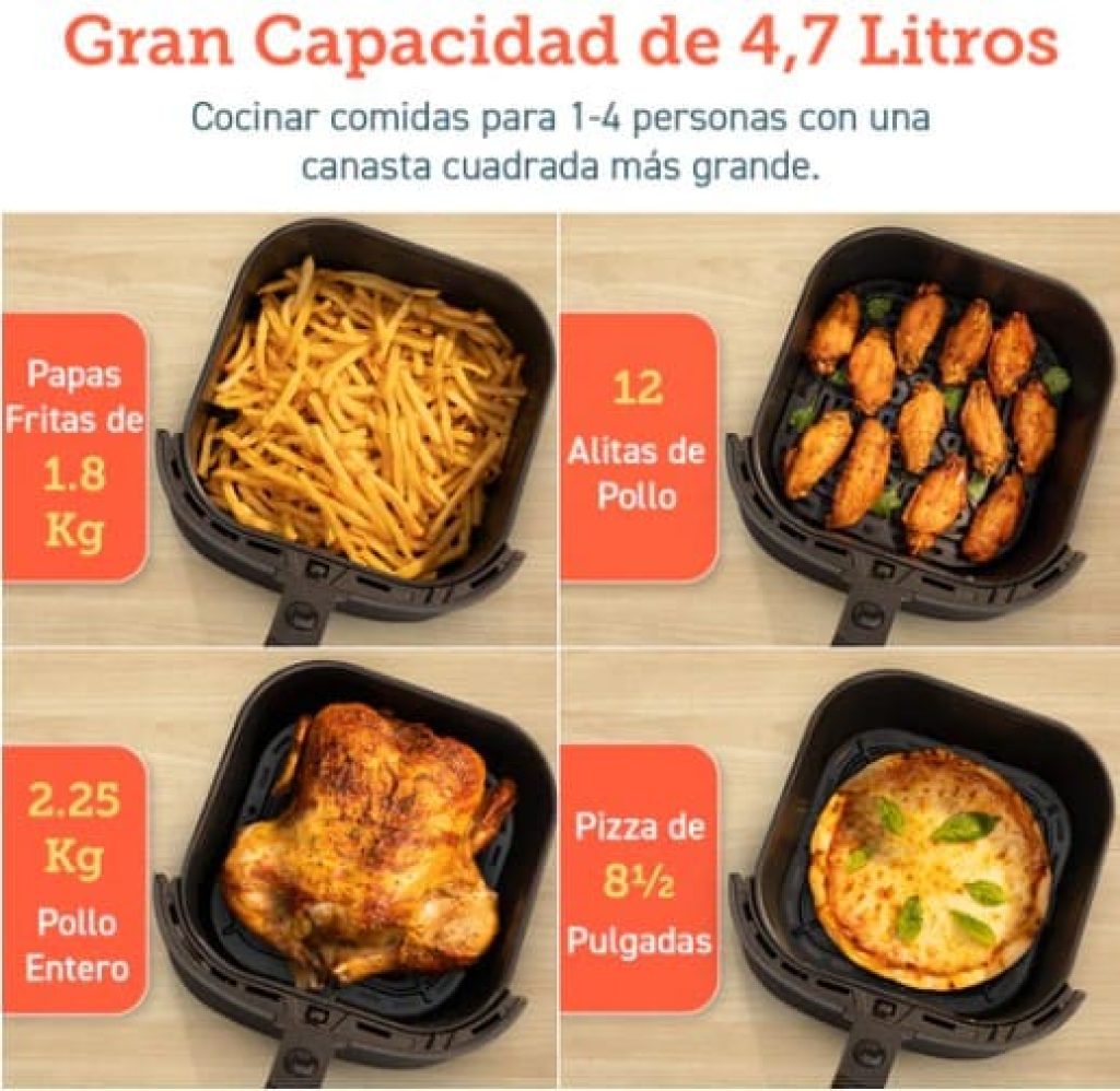 cosori freidora sin aceite 4.7l