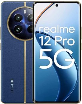 realme Teléfono Móvil 12 Pro 5G 8 + 256GB, Cámara para retratos con teleobjetivo, Sony IMX882 con OIS, Pantalla de visión curva de 120Hz, Procesador Snapdragon 6 de 1ª generación 5G, Submarine Blue