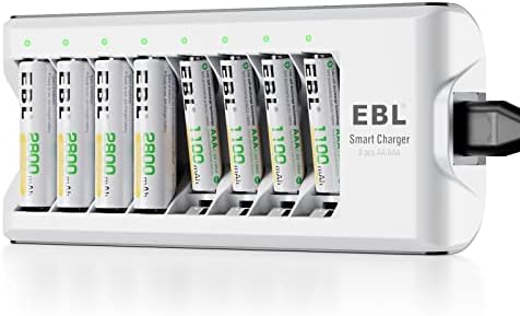 Aaa Recargables Pilas Recargables AA, BONAI Alta Capacidad 2800mAh 1.2V 1200 Ciclos De Camara Digital