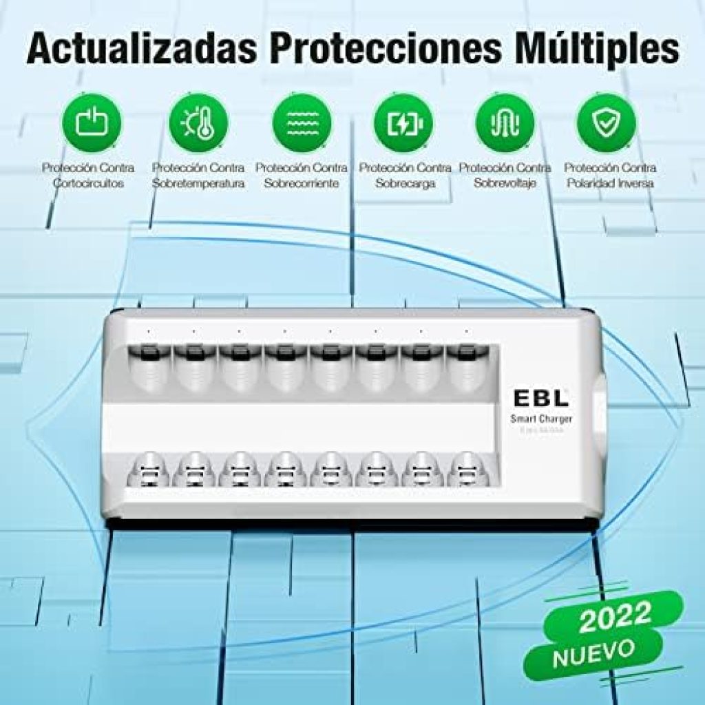 EBL 808 Cargador de pilas