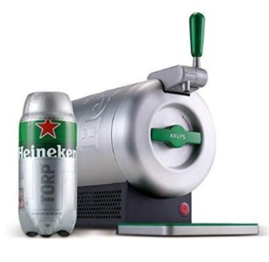 Heineken Cerveza Lager Barril Torp Pack, 5 x 2L