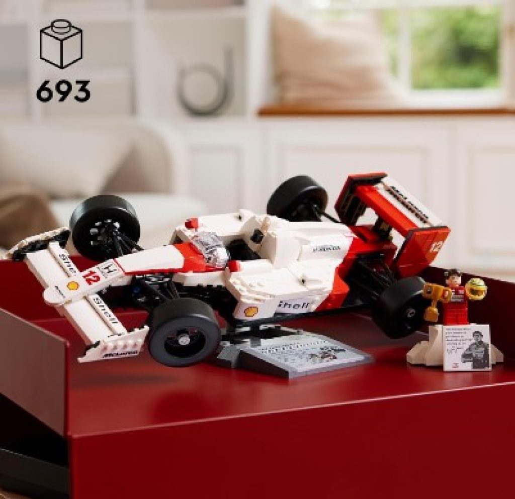 LEGO Icons McLaren MP4/4 y Ayrton Senna Minifigura
