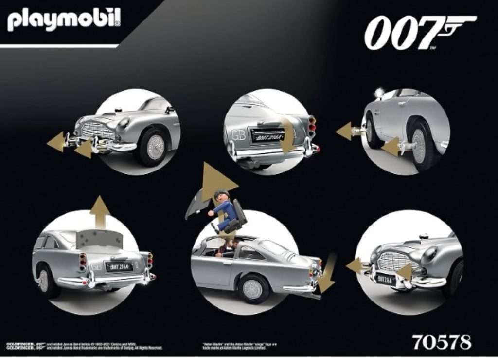 PLAYMOBIL 70578 James Bond Aston Martin DB5 Edición Goldfinger