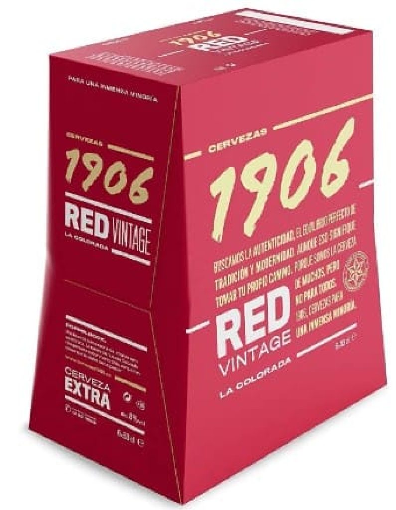 1906 Familia Cervezas - Pack Combinado de 24 Botellas x 33 cl, 2 Pack de 1906 Reserva Especial, 1 Pack de 1906 Red Vintage, 1 Pack de 1906 Galician Irish Red