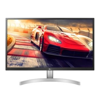 Monitor UHD polivalente (Panel IPS: 3840 x 2160p, 16:9, 300cd/m², 1000:1, sRGB >98%, 60Hz, 5ms); diag. 68,4cm; entradas: HDMI x2, DP x1, G