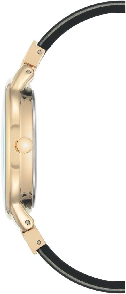 Anne Klein Reloj de Pulsera de Resina con Detalles de Cristal Premium para Mujer