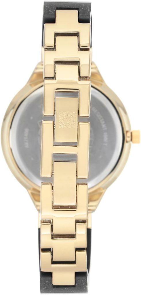 Anne Klein Reloj de Pulsera de Resina con Detalles de Cristal Premium para Mujer