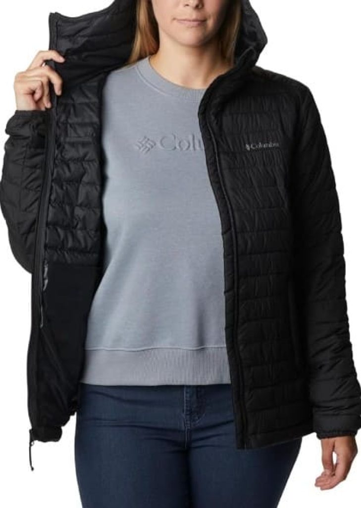 Columbia Silver Falls Hooded Jacket, Chaqueta Acolchada Con Capucha para Mujer