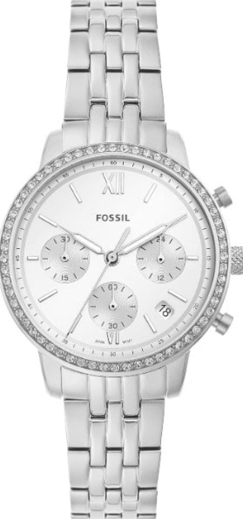 Fossil Reloj para hombre Bronson, movimiento de cuarzo, caja de acero negro de 40 mm con correa de nailon, FS5917