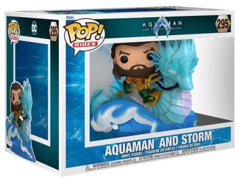 Funko Pop! Ride Deluxe: - DC Aquaman On Storm - Figura de Vinilo Coleccionable - Juguetes para Niños y Adultos - Muñeco para Coleccionistas