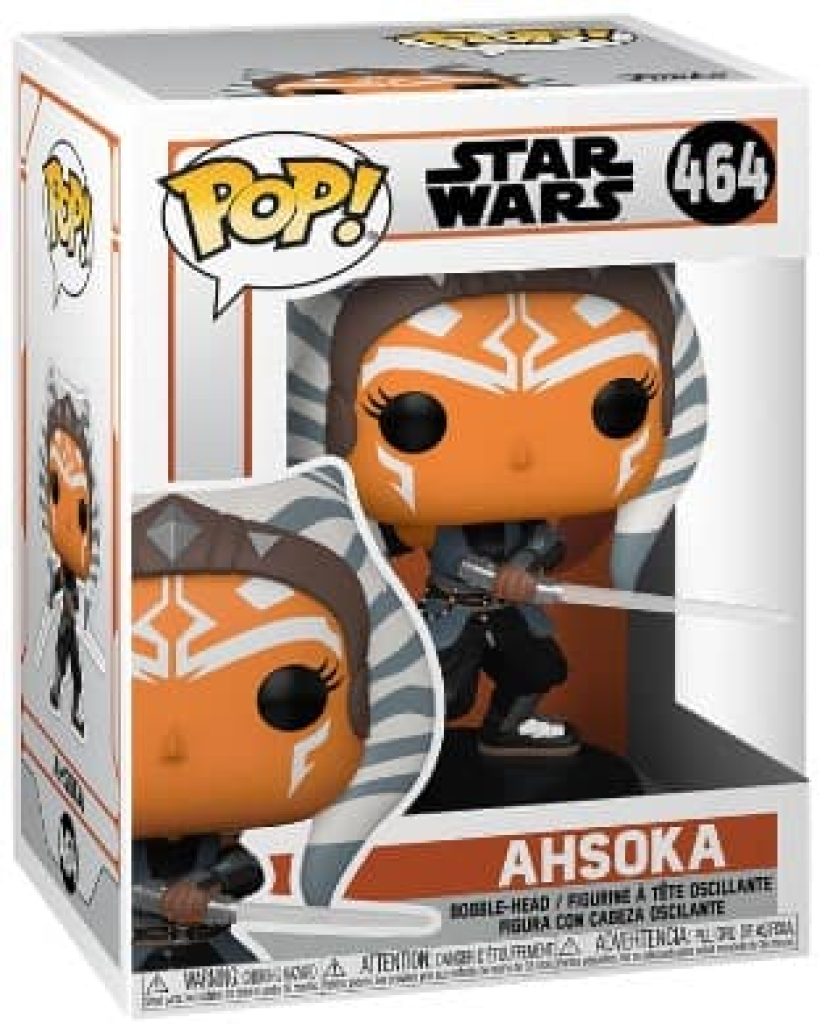 Funko Pop! Star Wars: The Mandalorian - Ahsoka Tano With Sabers - Figura de Vinilo Coleccionable - Mercancia Oficial