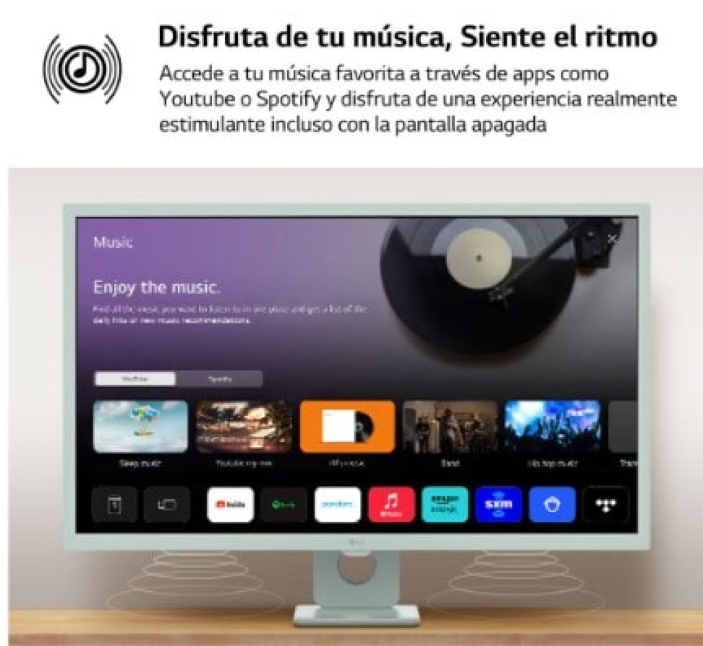 LG MyView Smart Monitor webOS 23, diag. 80 cm, IPS, Full HD, sRGB 99%, HDR10, HDMI 2.1
