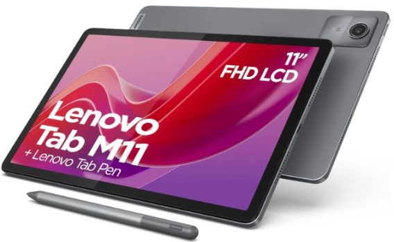 Lenovo Tablet Tab M11, 4GB/128GB, Pantalla 11 Pulgadas, MediaTek G88, Android 13, Incluye Pen