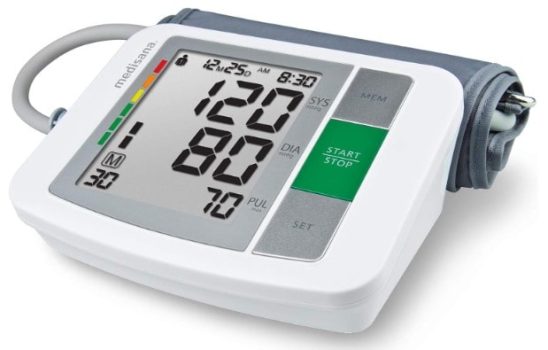 Medisana BU 510 Tensiómetro de brazo - Medición presión arterial, pulso, escala de semáforo, indicación de latidos irregulares