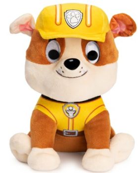 PATRULLA CANINA - PELUCHE RUBBLE 23 CM GUND - Peluche Patrulla Canina Rubble de 23 cm - 6058447 - Juguetes bebés 1 año +