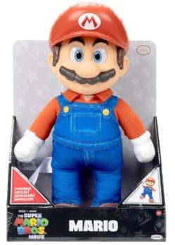 Peluche Super Mario, 35 cm Totalmente Articulado – Juguete para Niños 3 Años +