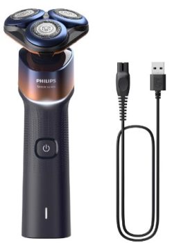 Philips Serie X5000 Afeitadora Eléctrica Hombre, Máquina de Afeitar Barba, 27 cuchillas, En Seco y Húmedo, X5012/00