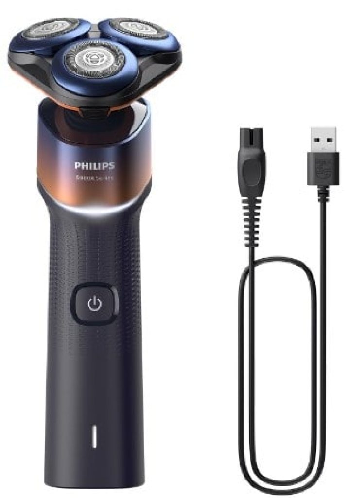Philips Serie X5000 Afeitadora Eléctrica Hombre, Máquina de Afeitar Barba, 27 cuchillas, En Seco y Húmedo, X5012/00