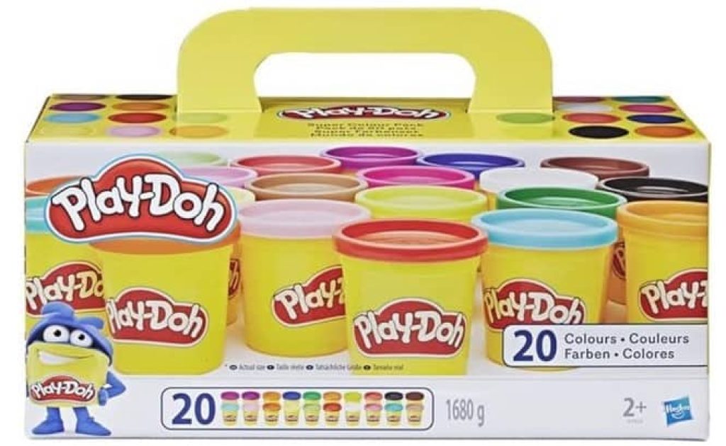 Play-Doh Pack 20 Botes (Hasbro A7924EUD), 24 Meses+, Multicolor
