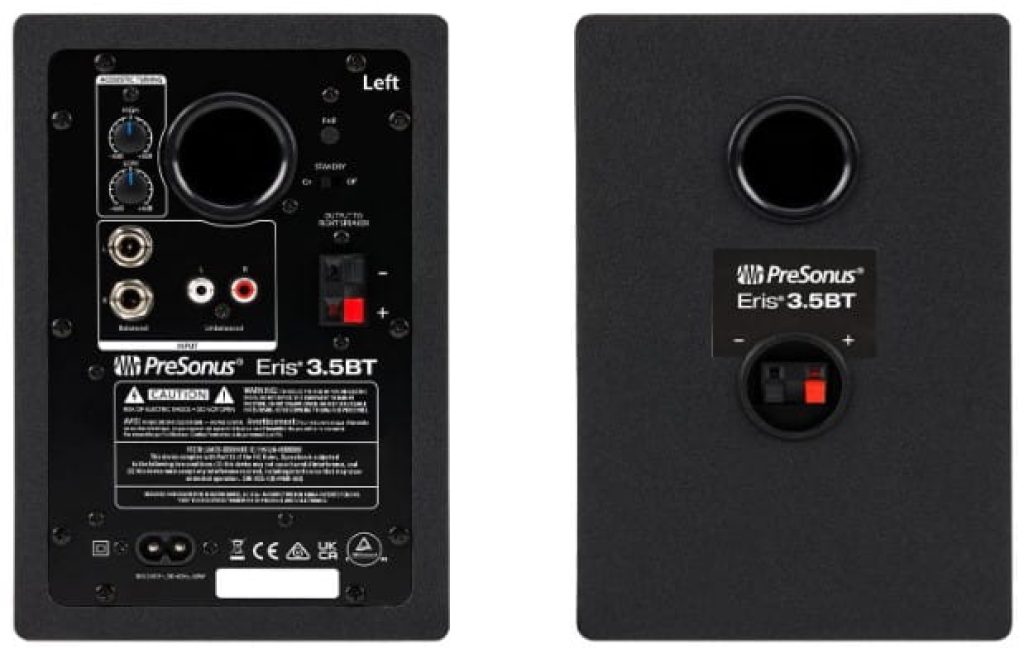 PreSonus Eris 3.5BT Gen 2, Altavoces Activos de Escritorio 3.5" con Bluetooth, Potencia 50 W