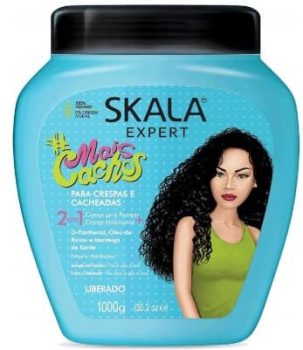 SKALA EXPERT- Mascarilla/Acondicionador/Crema de Peinado "Mais CACHOS" -1000ml- 100% Vegano - Rizos con volumen