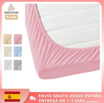 Sábana Bajera Ajustables, Sábana Bajera Cama, Sábana Barata Cómoda, 90/105/135/150cm, varios colores