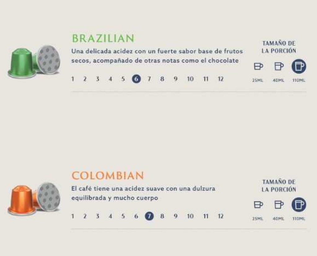 by Amazon Café Brazilian compatible con Nespresso, Tueste Medio, 100 cápsulas de aluminio, 10 Unidad (Paquete de 10) - Certificado Rainforest Alliance