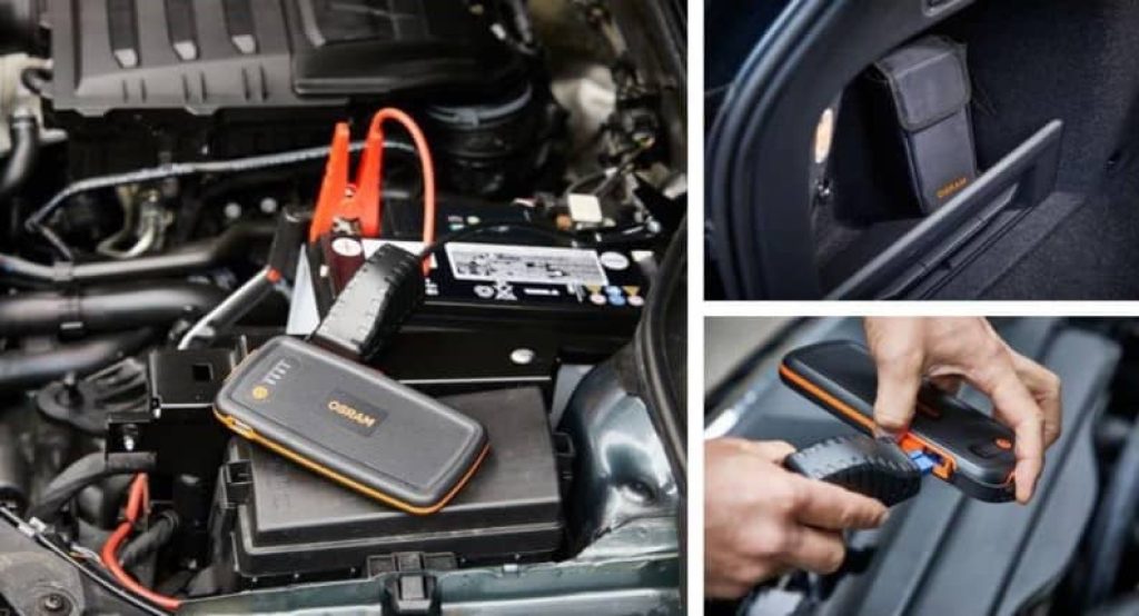 OSRAM BATTERYstart 200, arrancador de litio de 6.000 mAh para vehículos con motor de gasolina de hasta 3l