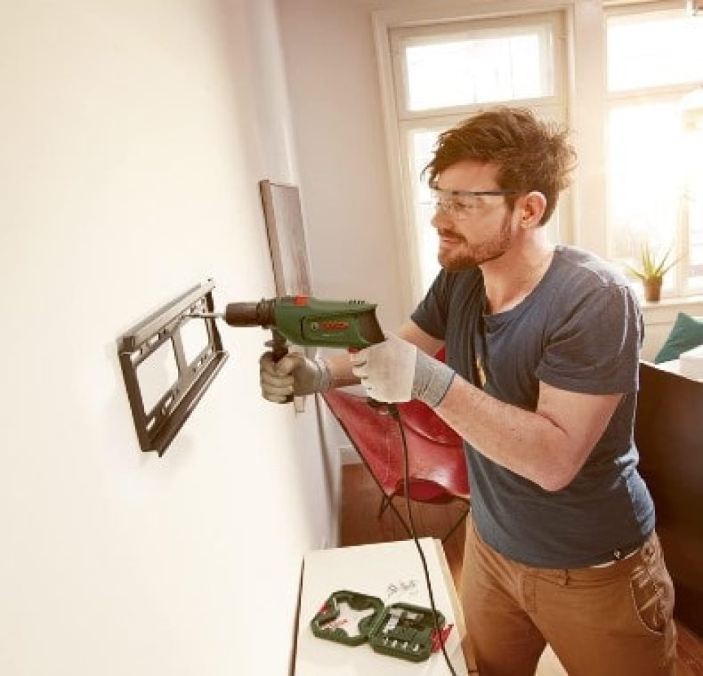 Bosch Home and Garden Taladro percutor eléctrico EasyImpact 630, 630 W, en maletín de transporte