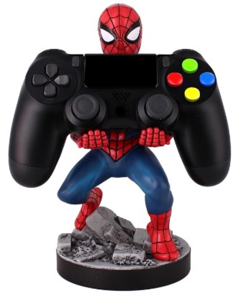Cable Guys - Marvel Spiderman Gaming Accessories Holder & Phone Holder for Most Controller (Xbox, Play Station, Nintendo Switch) & Phone