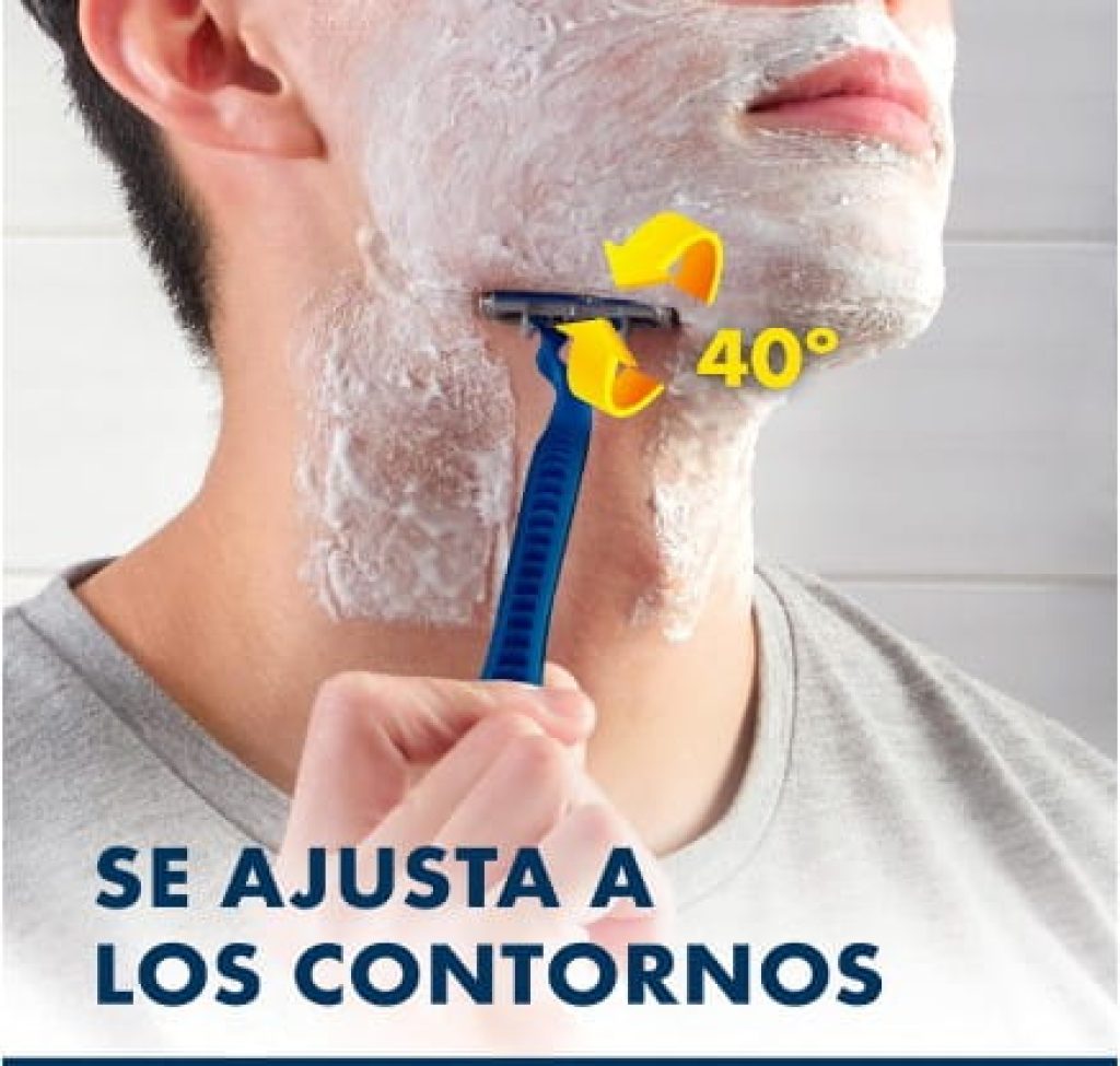 Gillette Blue3 Smooth Maquinillas Desechables Para Hombre, Tres Hojas, 12+4 GRATIS (Total 16 Uds)