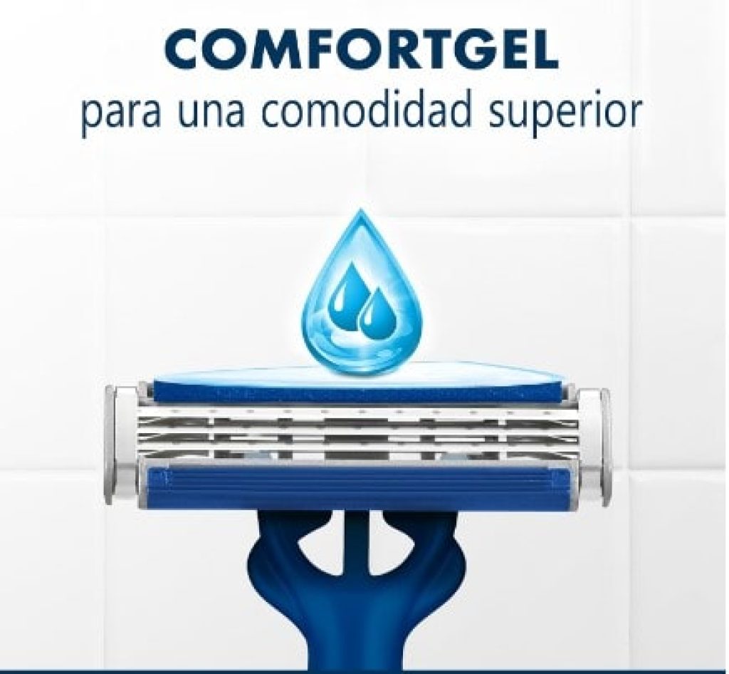 Gillette Blue3 Smooth Maquinillas Desechables Para Hombre, Tres Hojas, 12+4 GRATIS (Total 16 Uds)